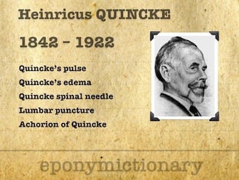 Heinrich Irenaeus Quincke (1842 - 1922) 340 1